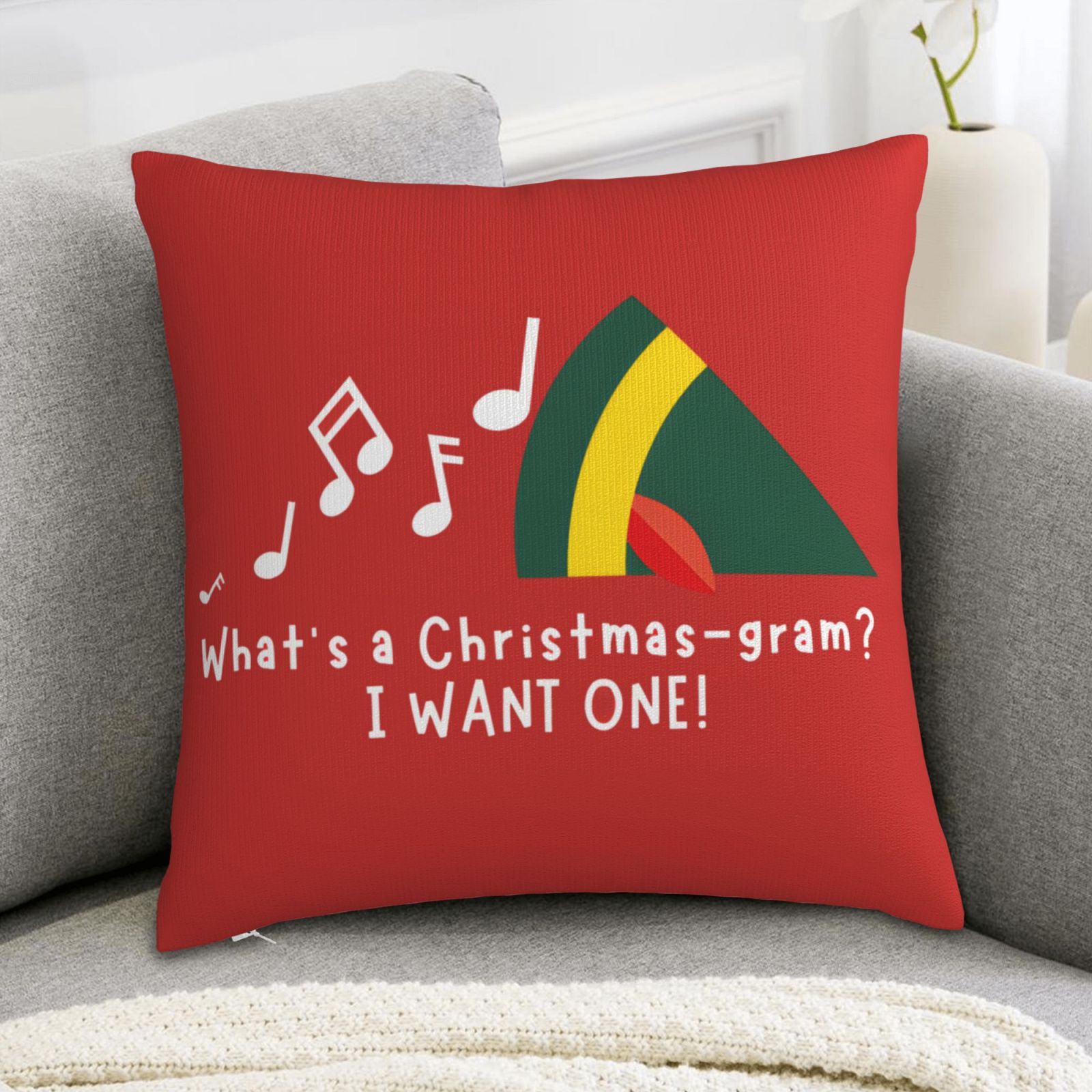 Pillow Insert 18X18 - 1 stuk Kerstkussenhoes - Buddy The